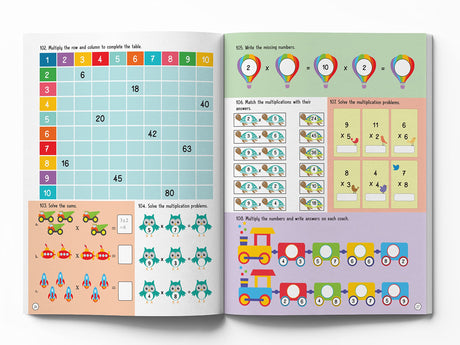 201 Maths Activity Book: Fun Activities and Practice Sheets | Learn Counting, Addition & Subtraction | Ages 4–7 | 3 Hours of Interactive Learning - Retail Maharaj