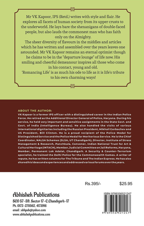 Romancing Life: A Collection of Life Experience - Retail Maharaj