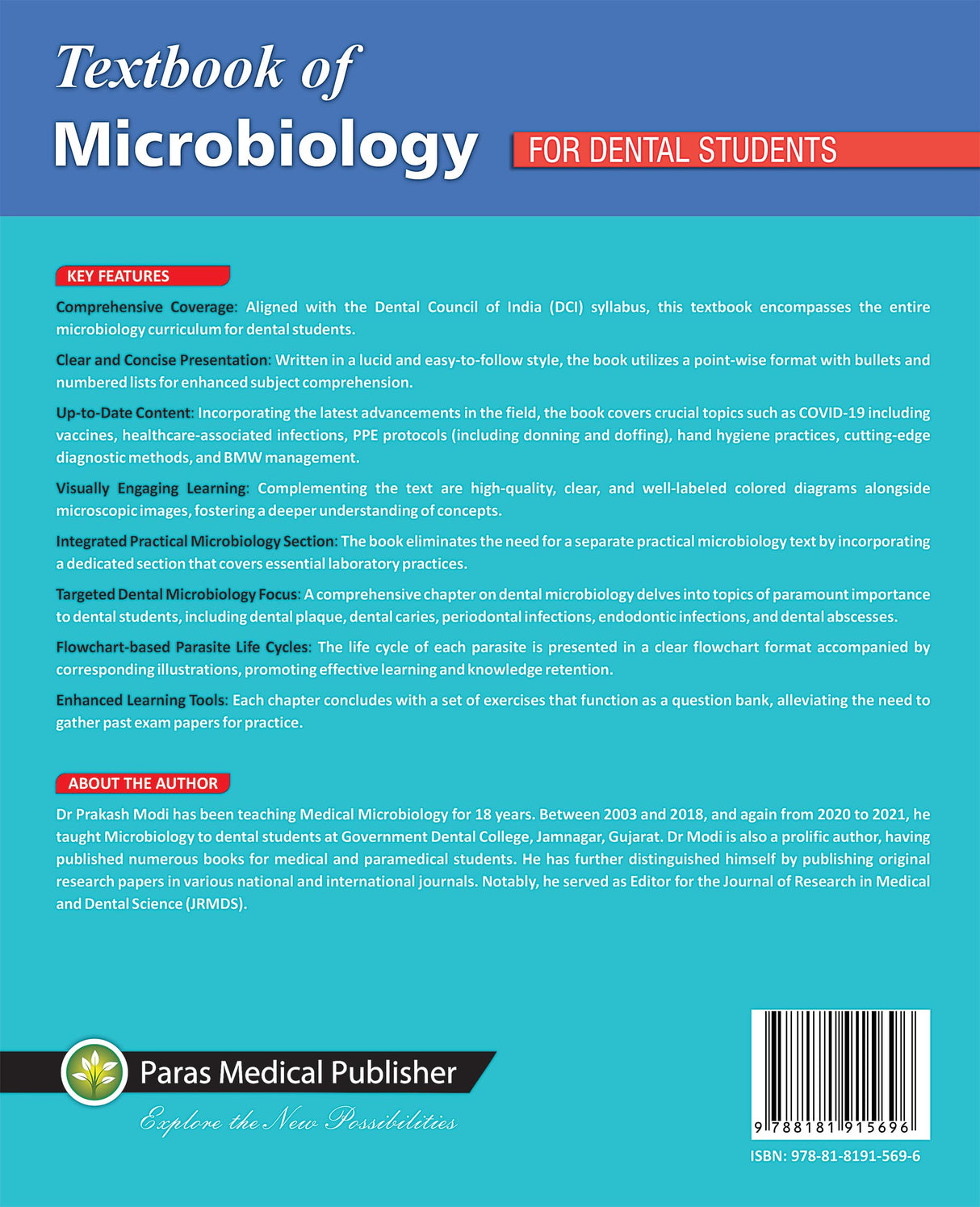 Textbook of Microbiology (For Dental Students) - Retail Maharaj