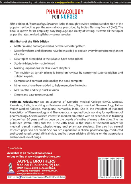 Pharmacology for Nurses - Retail Maharaj