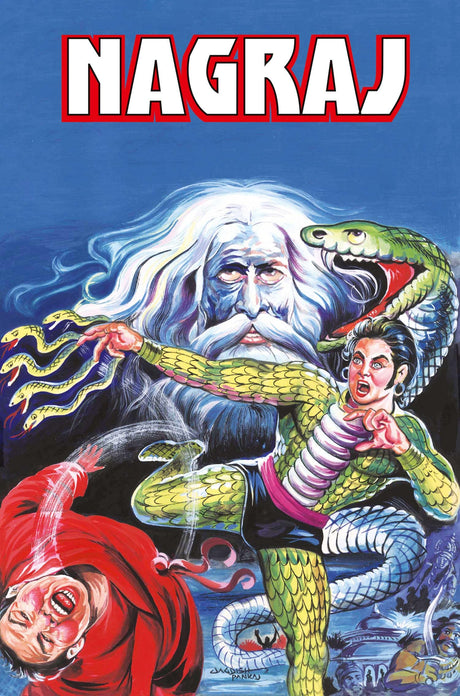 Raj Comics | Nagraj Origin (Yugarambh) | Nagraj Digest 1 (English) | Nagraj, Nagraj Ki Kabra, Nagraj Ka Badla, Nagraj Ki Hongkong Yatra, Nagraj Aur Shango | Graphic Novel | English | Paperback - Retail Maharaj