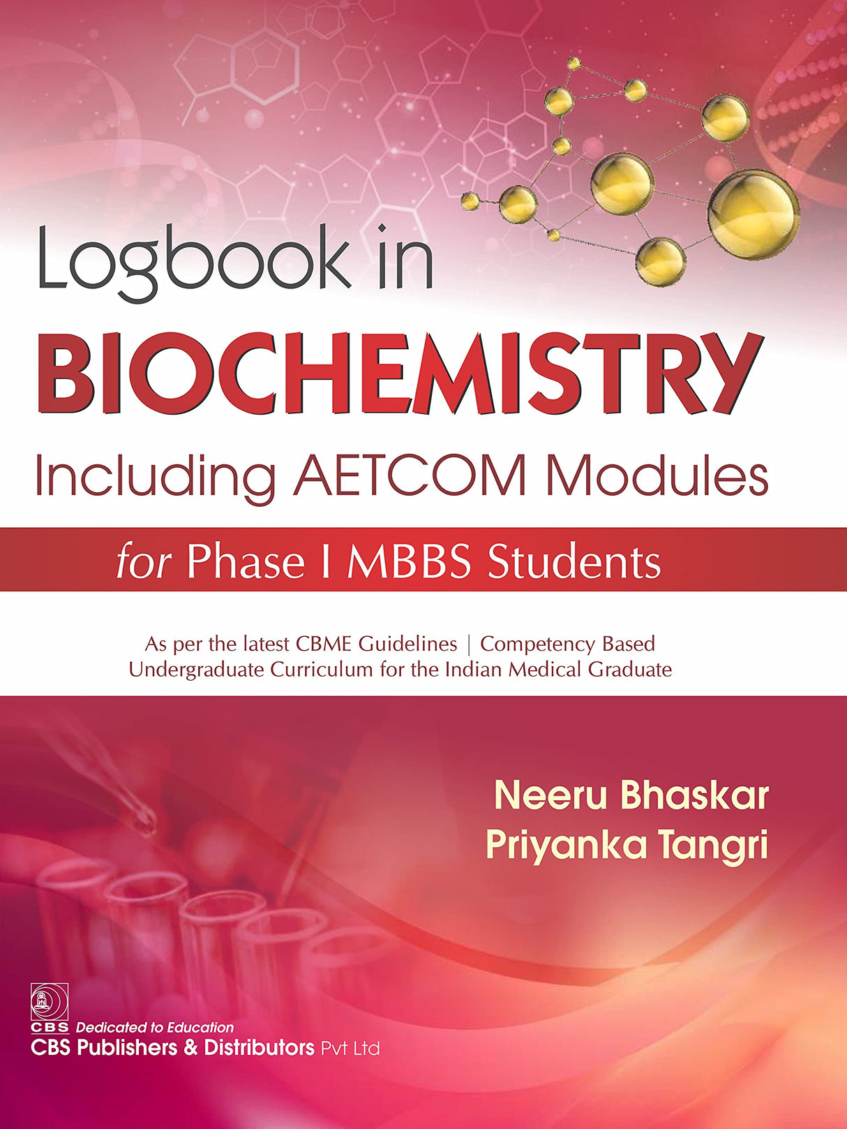 Logbook in Biochemistry Including AETCOM Modules for Phase, MBBS Students - Retail Maharaj