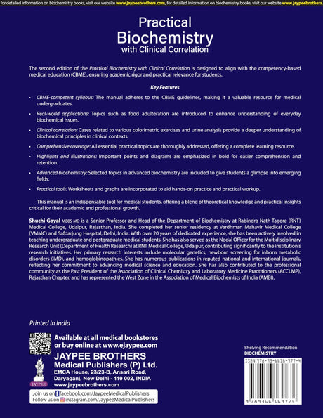 PRACTICAL BIOCHEMISTRY WITH CLINICAL CORRELATION - Retail Maharaj