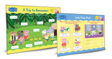 Peppa Pig - School Fun With Peppa & Friends : Fun Learning Set (With Wipe And Clean Mats, Coloring Sheets, Stickers, Appreciation Certificate, Crayon Set And Pen) - Retail Maharaj