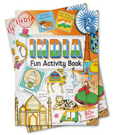 India: Fun Activity Book for Children | Explore Culture, Monuments, Festivals & Maps | Ages 5–10 | 3+ Hours of Interactive Learning and Discovery - Retail Maharaj