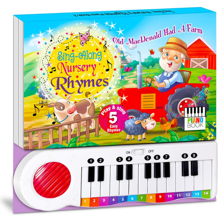 My First Piano Sound Book for Kids | Interactive Musical Learning Book | Phonics and Sing-Along Early Education Storybook - Retail Maharaj