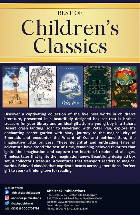 Best of Children's Classics : Perfect Gift Set for Kids (Set of 5 Books): Box set - Retail Maharaj