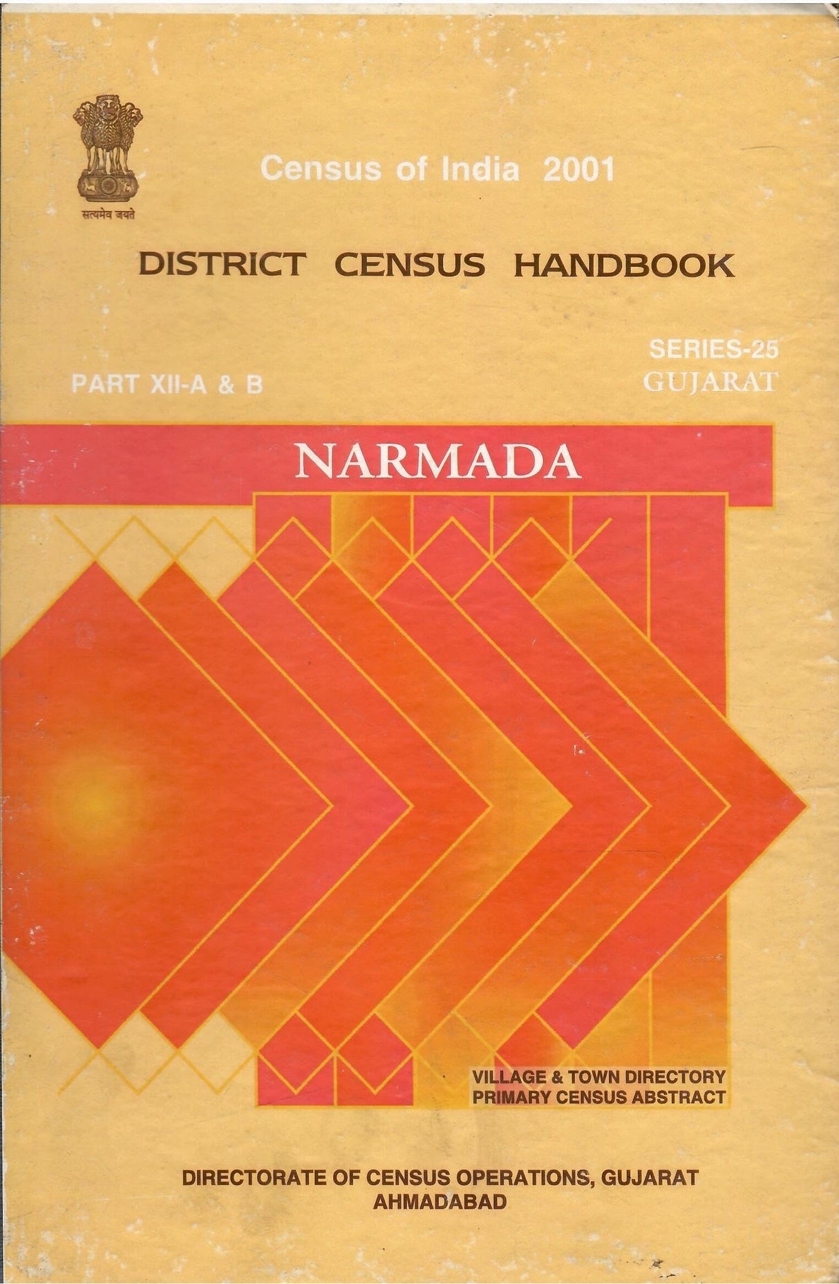 Census of India 2001 - Gujarat - District Census Handbook - NARMADA