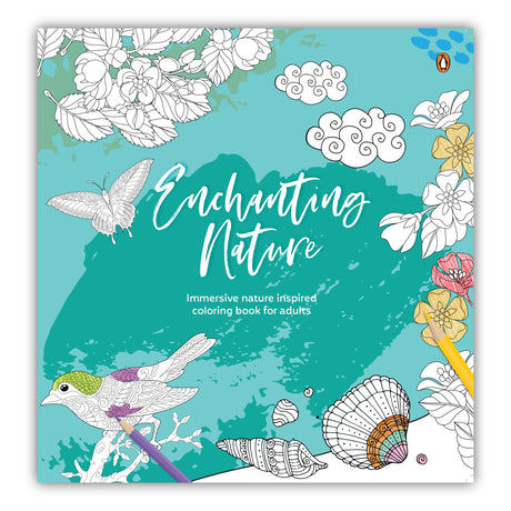 Enchanting Nature: Coloring Book for Adults with Tear out Sheets | Fun and Relaxing Doodle Designs - Retail Maharaj