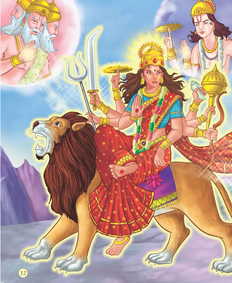 Devis: The Mother Goddesses - Indian Mythology Illustrated Storybook for Children | Stories of Durga, Lakshmi, Saraswati and More | Tales of Hindu ... Stories for Kids (Large print Story book) - Retail Maharaj