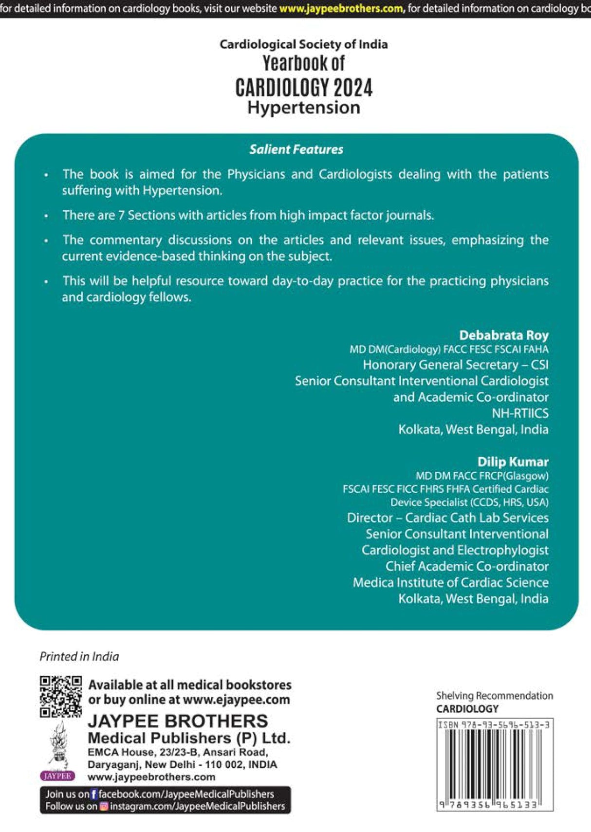 CSI YEARBOOK OF CARDIOLOGY 2024 HYPERTENSION - Retail Maharaj