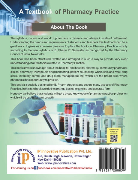 A Textbook of Pharmacy Practice (For B. Pharm 7th Semester, 4th Year) - Retail Maharaj