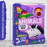 Hello Friend Books Fun With Animals - Cloth Book for Early Learning and Interactive Education - Retail Maharaj