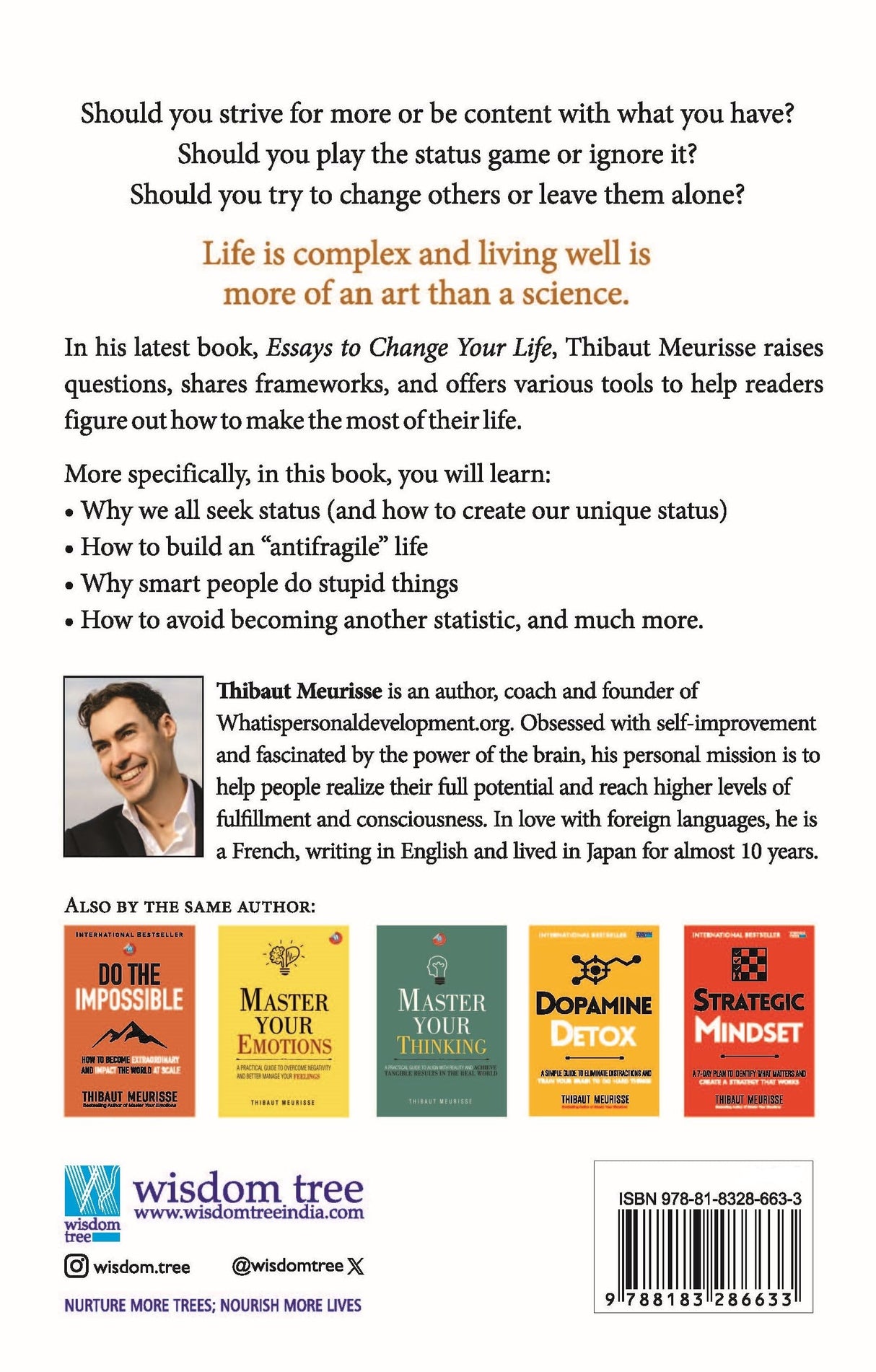 Essays to Change Your Life: Think Better, Act Smarter, Work With Meaning - Retail Maharaj