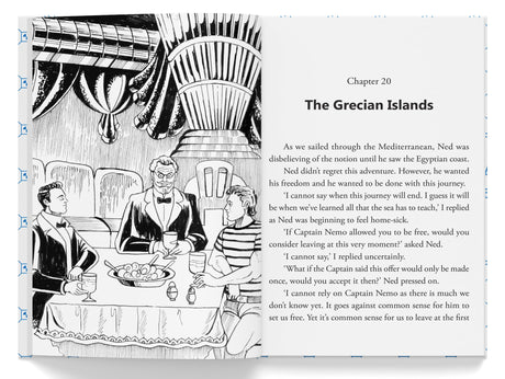Twenty Thousand Leagues Under The Sea: Illustrated Abridged Children Classics English Novel With Review Questions (Hardback) - Retail Maharaj