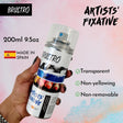 Brustro Artists Fixative Spray Can 200 ml - Retail Maharaj