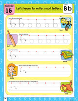 Super Handwriting Book Part - A for Kids Ages 3-5 | Learn to Write Alphabet, Words & Sentences | Tracing Practice, Handwriting Skills, Motor Development, Early Learning - Retail Maharaj
