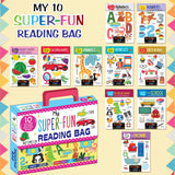 Hello Friend Books My Super Fun Reading Bag: Set of 10 Amazing Reading Practice Books - Perfect for Kids, Travel and Gifting / Return Gifts - Retail Maharaj