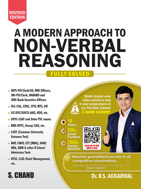 A Modern Approach to Non-Verbal Reasoning | 18 Videos, 200+ Solved Examples, 2000+ Practice Questions | SSC CGL, CHSL, CPO, MTS, GD, Bank SBI PO, Clerk, IBPS, Railway RRB, UPSC, CSAT Exam Book | 2025 - Retail Maharaj