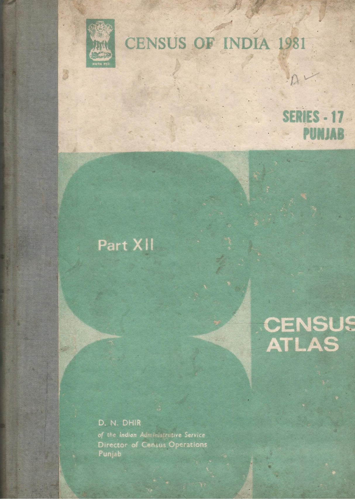 Census of India - 1981 - Punjab - Census Atlas - Series-17 , Part - XII