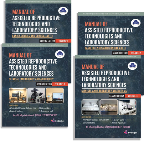 MANUAL OF ASSISTED REPRODUCTIVE TECHNOLOGIES AND LABORATORY SCIENCES- Second Edition (Set of 4 Volume ) - Retail Maharaj