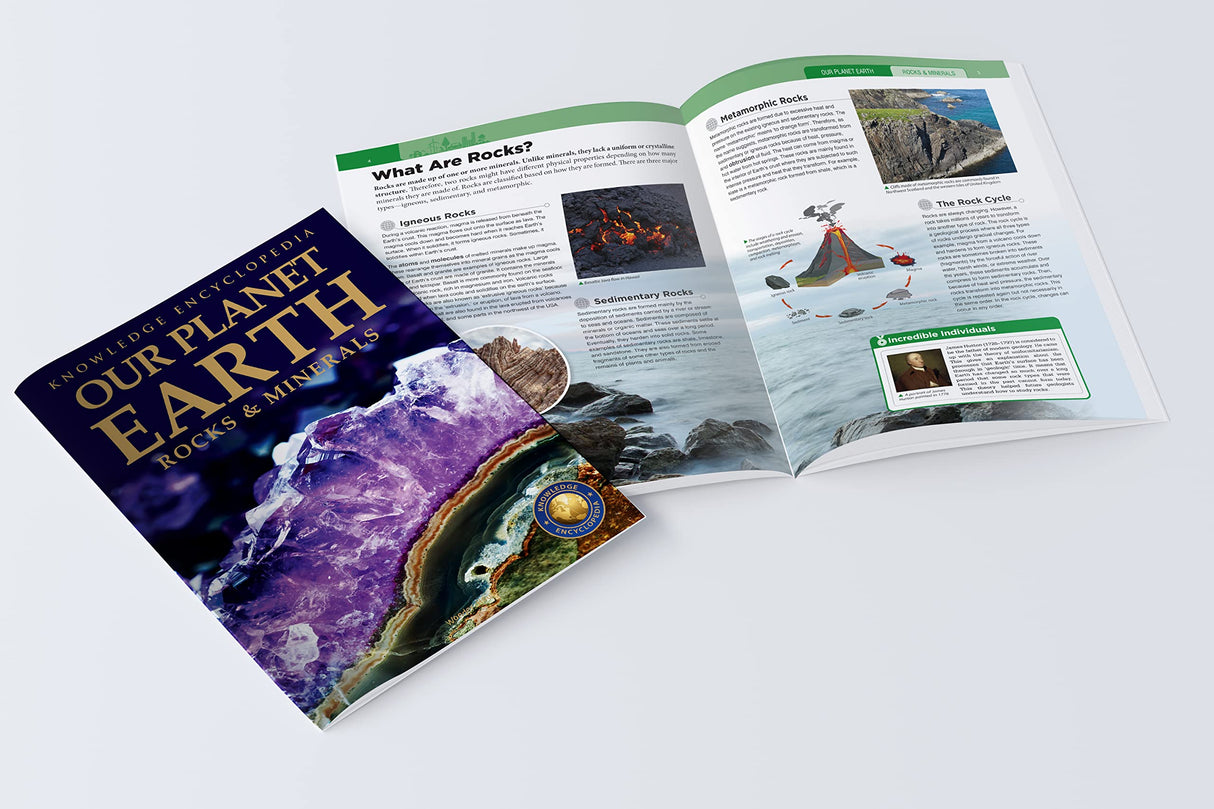 Knowledge Encyclopedia For Children - Our Planet Earth: Rock & Minerals - Retail Maharaj