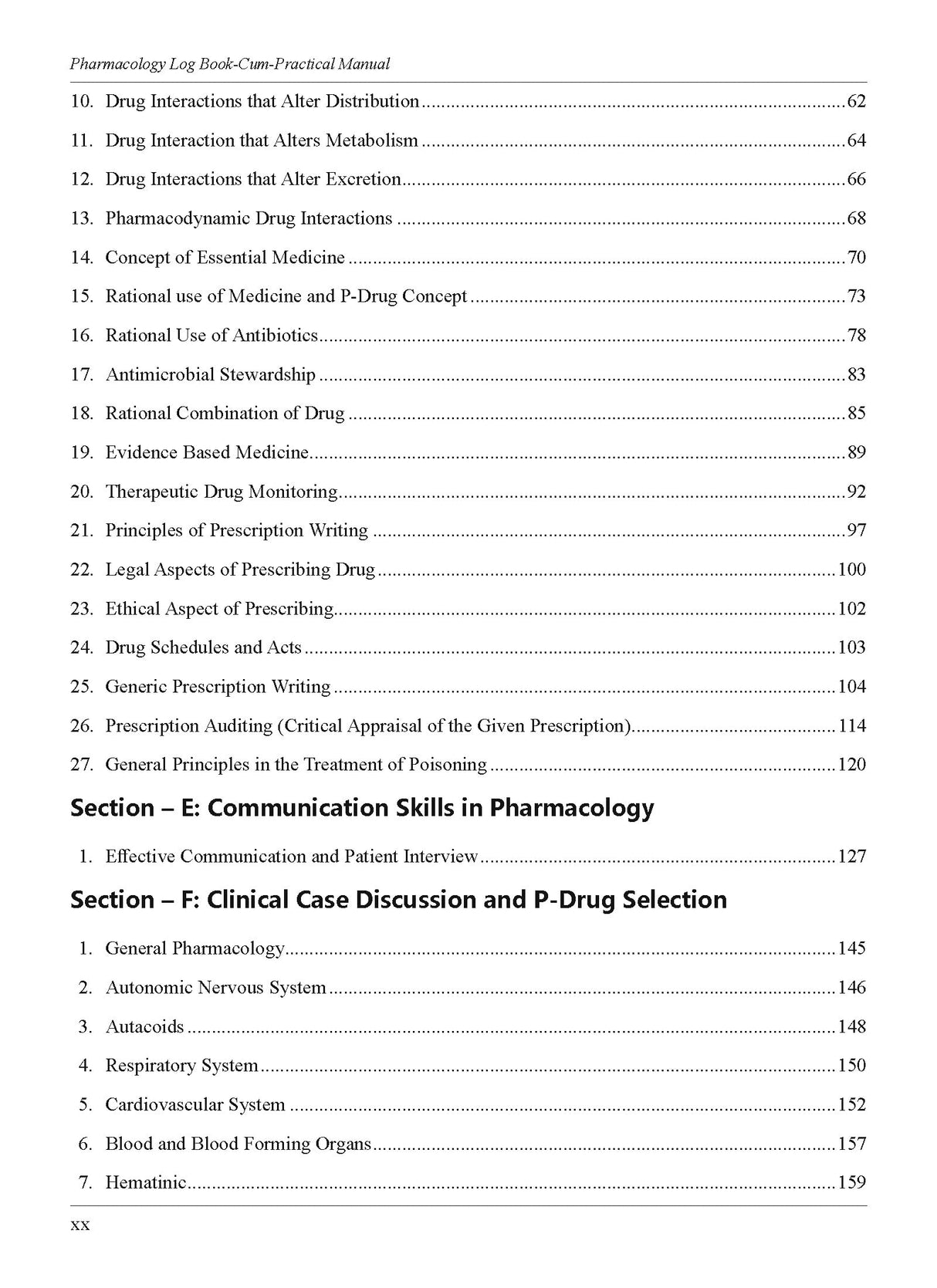 Pharmacology Log Book-cum-Practical Manual (For Medical and Paramedical Students) - Retail Maharaj