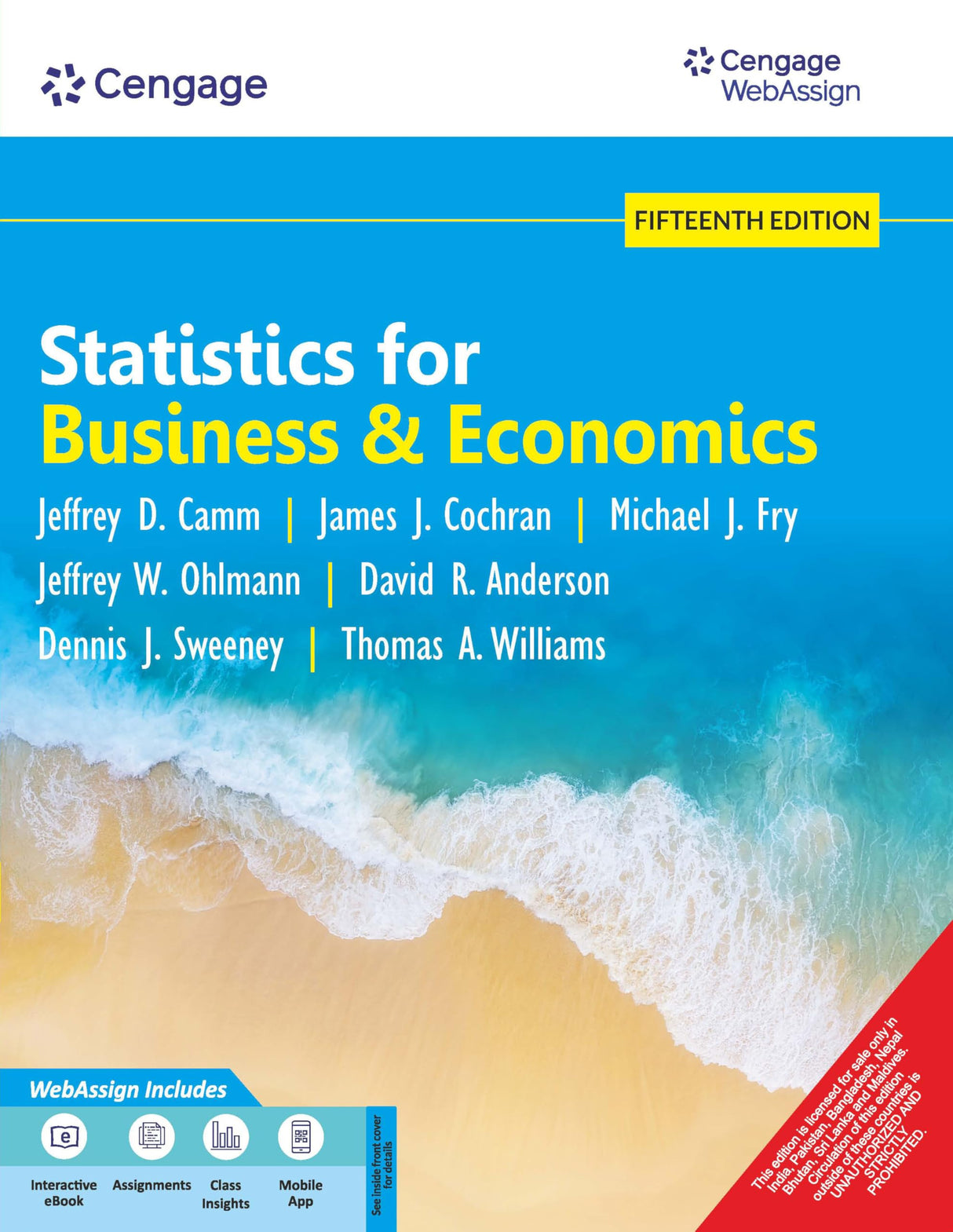 Statistics for Business & Economics with WebAssign, 15th Edition - Retail Maharaj