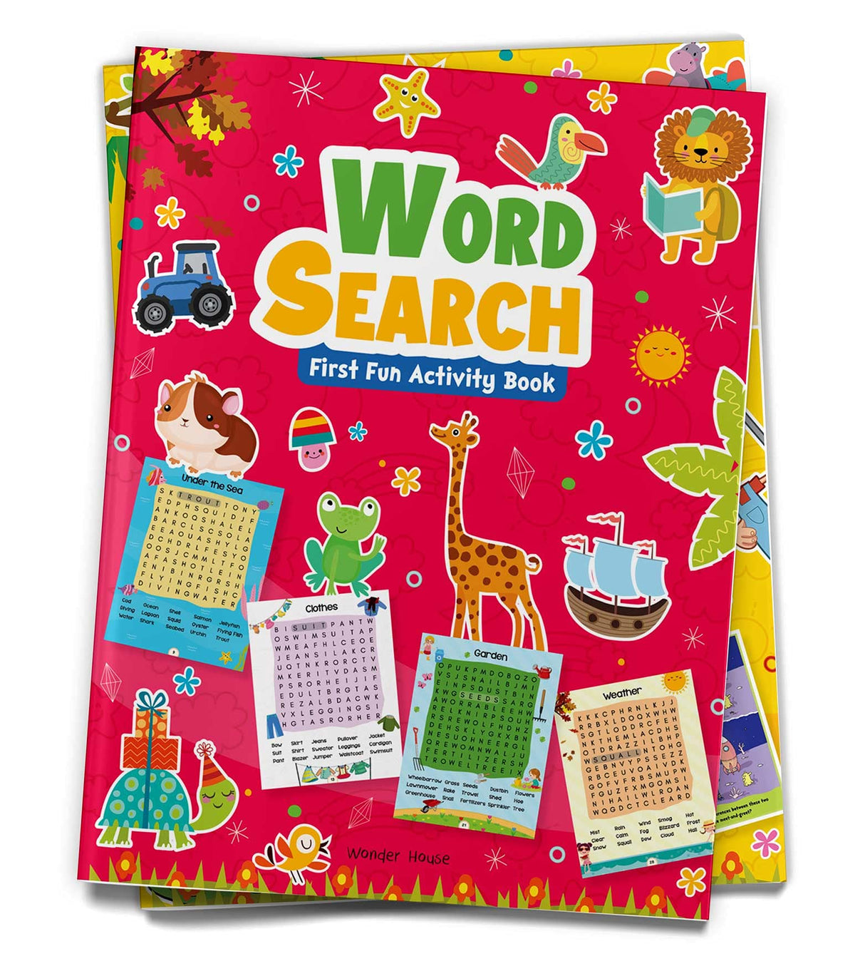 Word Search: First Fun Activity Book for Kids | Beginner Puzzles to Build Vocabulary | Ages 4–7 | 2+ Hours of Interactive Learning - Retail Maharaj