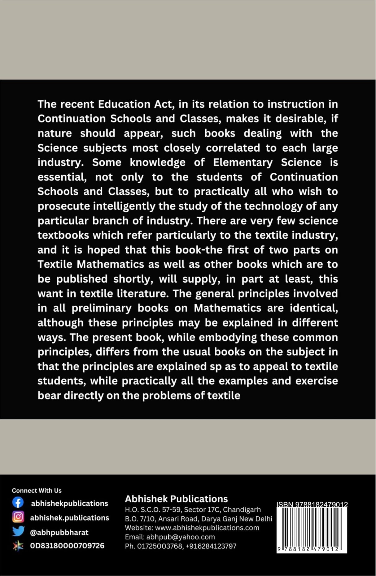 Textile Mathematics - Retail Maharaj