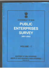 Public Enterprises Survey 2001-2002 Volume - 1, 2 and 3 (Set of 3 Volumes) [Paperback] Govt. of India