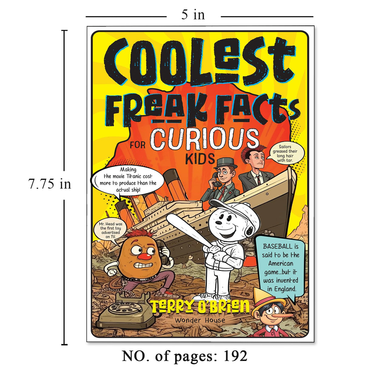 Coolest Freak Facts for Curious Kids by Terry O'Brien - Retail Maharaj
