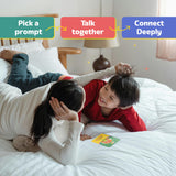 Little Hands Big Hearts - Heart to Heart Conversation Starter Cards (Ages 5 & Above) | Flash Cards for Kids, Family Bonding & Emotional Intelligence | Brain Games for Kids 9-12 - Retail Maharaj