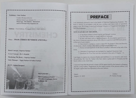 A Textbook of APPLIED CHEMISTRY for Diploma Engineering 1st Semester - Retail Maharaj