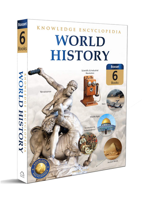 World History - Collection of 6 Books : Knowledge Encyclopedia For Children (Box Set) - Retail Maharaj