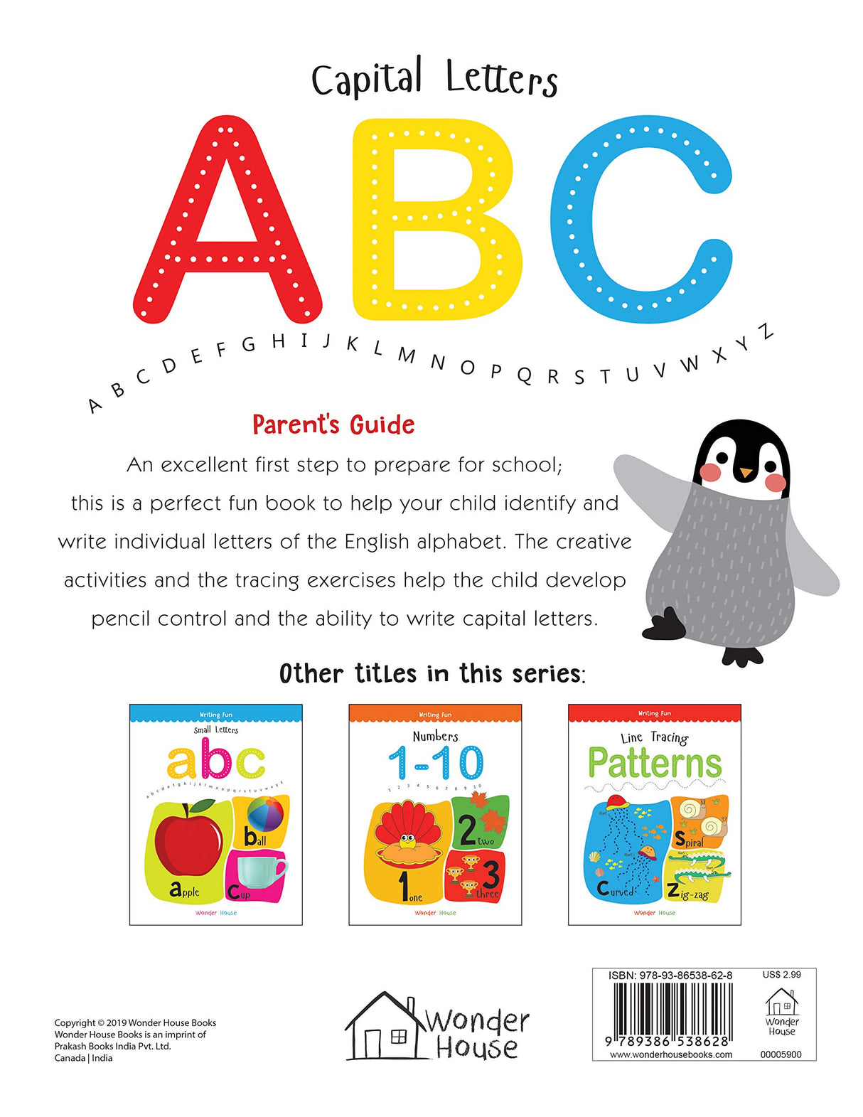 Capital Letters ABC – Write and Practice Book for Kids: Learn to Trace and Write Capital Letters A to Z | Early Writing Skills Workbook with Fun Activities & Big Letters | Alphabet Writing Practice for Preschool & Kindergarten | Ages 3–6 Years (Writing Fu - Retail Maharaj