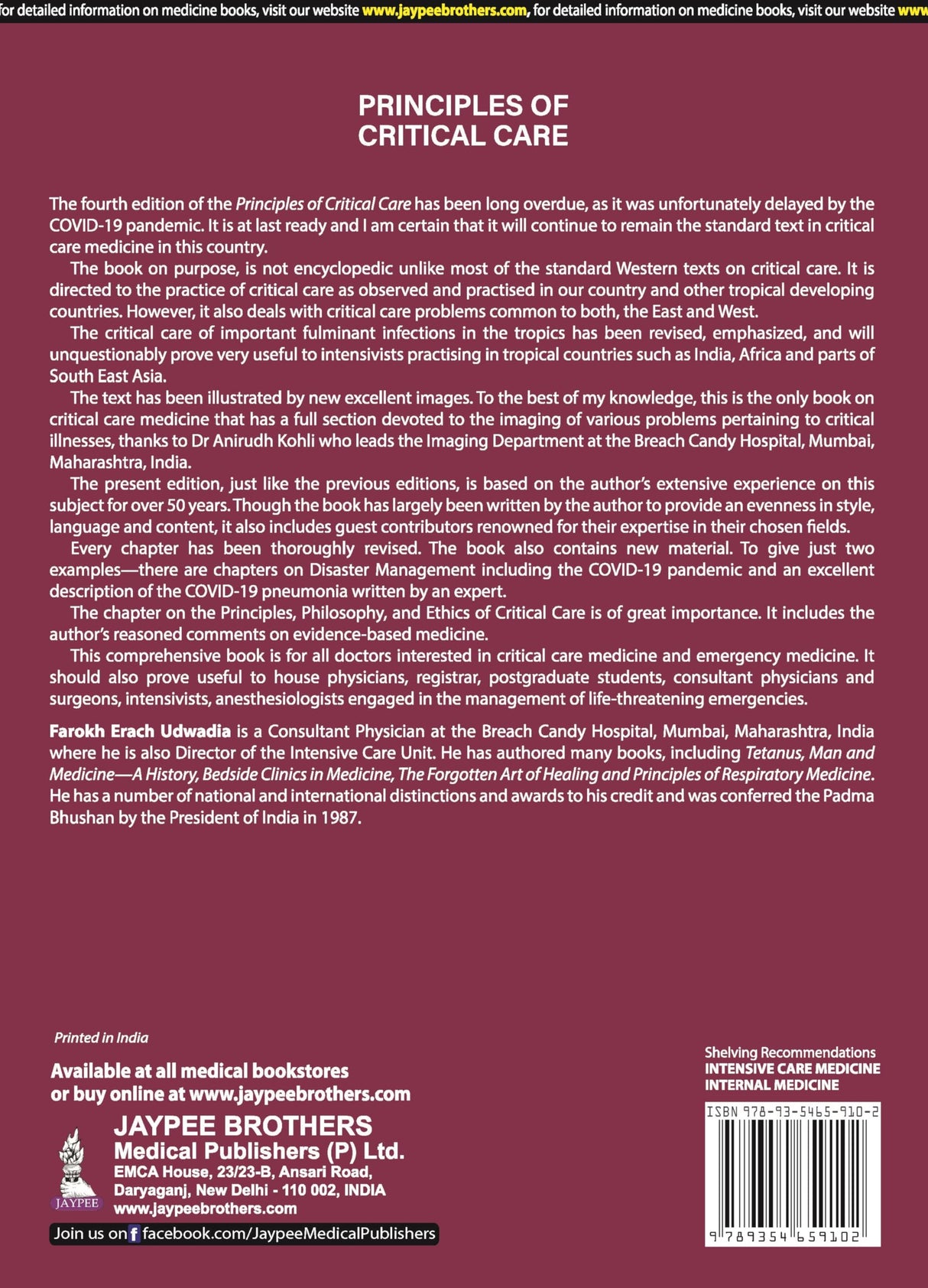 Principles of Critical Care - Retail Maharaj