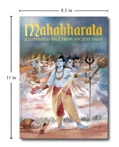 Mahabharata - Illustrated Tales From Ancient India (Deluxe Edition) - Retail Maharaj