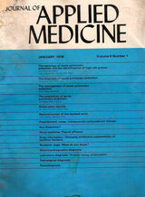 Journal Of Applied Medicine - Vol. 4 , No. 1 To 12 , January 1978 To December 1978 ( Set Of 12 Issues )