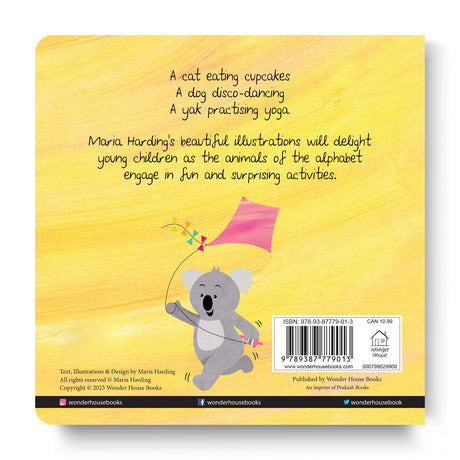 Animal ABC – Board Book for Kids: Playful Animals Teach A to Z with Bright Illustrations & Fun Rhymes | Learn the Alphabet with Tigers, Zebras, Elephants & More | Early Learning Alphabet Book for Babies, Toddlers & Preschoolers | Ages 2–6 Years - Retail Maharaj
