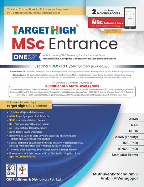 Target High Msc Entrance One Nation Book 2Ed (Pb 2024) - Retail Maharaj