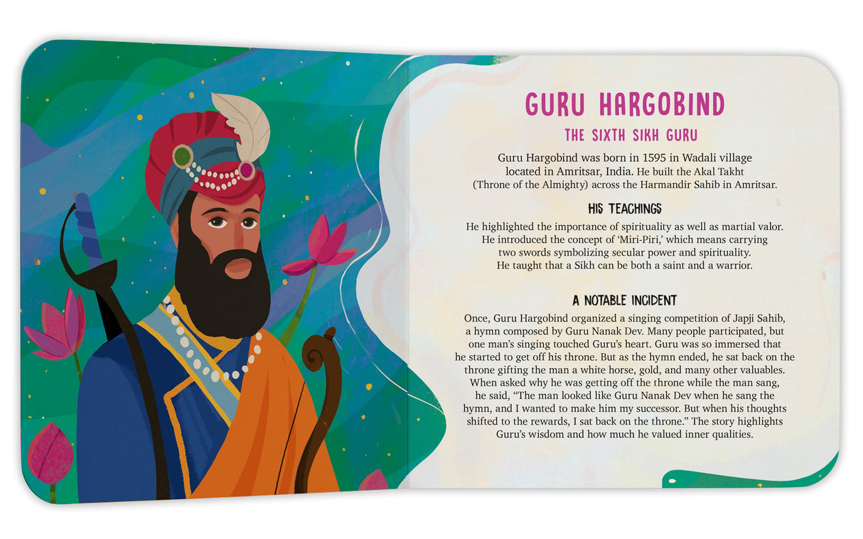 10 Sikh Gurus: Illustrated Stories of the Ten Sikh Gurus | Sikhism for Kids | Teachings, Values & Sikh History I Ages 3+ [Select Learning] - Retail Maharaj