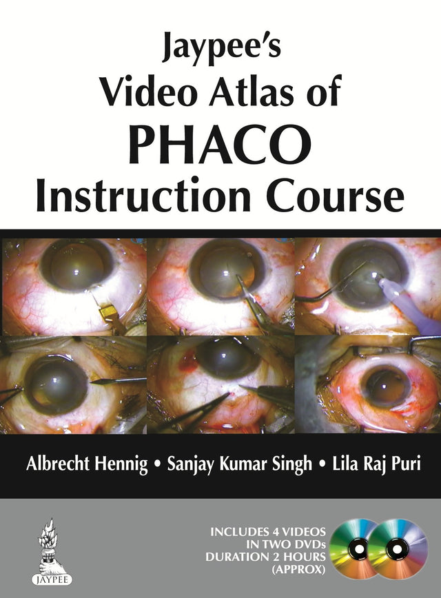 JAYPEE'S VIDEO ATLAS OF PHACO INSTRUCTION COURSE ON DVD FREE WITH INSTUCTION COURSE BOOK - Retail Maharaj
