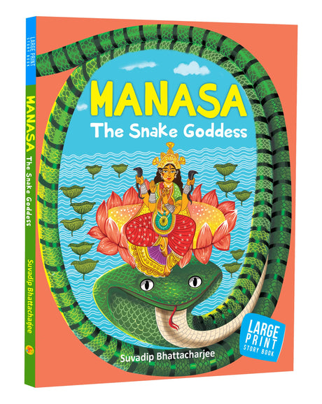 Manasa: The Snake Goddess - Indian Mythology Illustrated Storybook for Children | Adventure Stories Goddess of Snakes and Miracles | Fearless Snake Goddess | Tales from Hindu Mythological Tales | History & Folklore | Colorful Picture Stories for Kids - Retail Maharaj