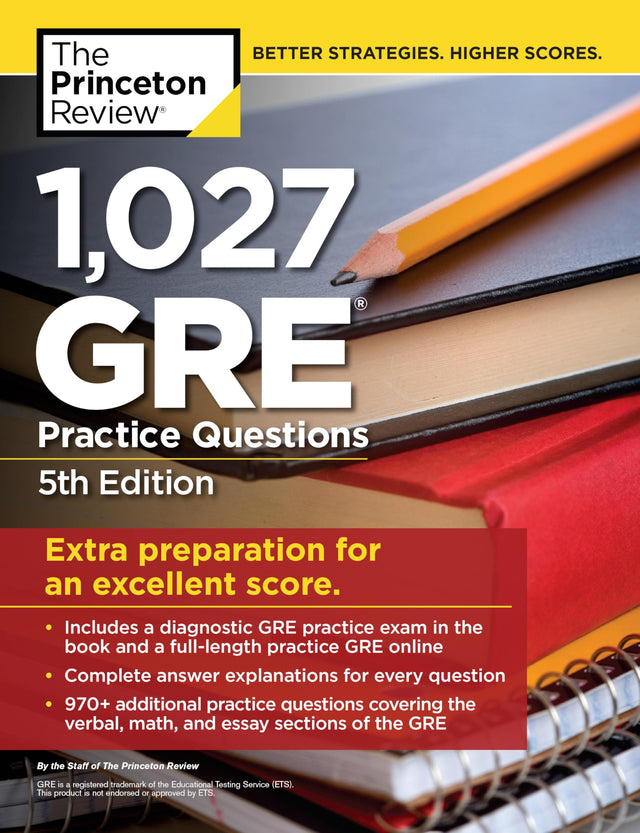 1,007 GRE Practice Questions, 5th Editio: GRE Prep for an Excellent Score (Graduate School Test Preparation) - Retail Maharaj
