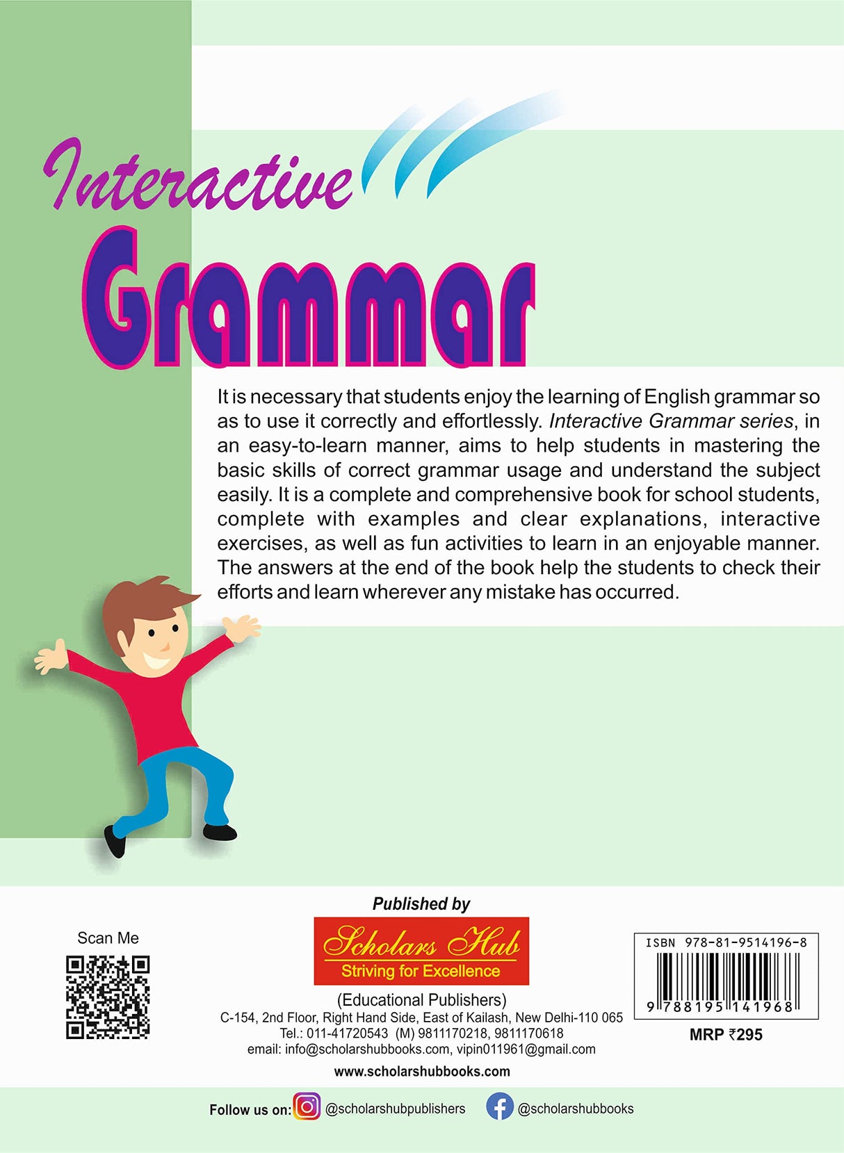 Interactive Grammar-6 (With Answer Key) | English Grammar Book for Class 6 | 200 Pages - Retail Maharaj