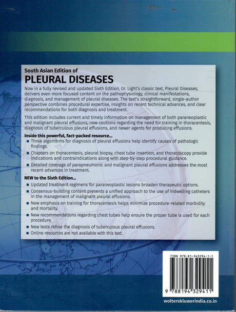 Pleural Diseases, 6th South Asian ed - Retail Maharaj