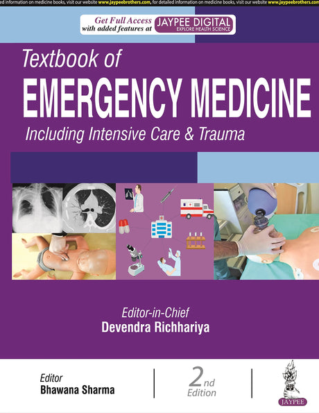 TEXTBOOK OF EMERGENCY MEDICINE: INCLUDING INTENSIVE CARE & TRAUMA (2 VOLUMES) - Retail Maharaj