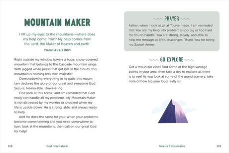 God Is in Nature!: A Kids Devotional About His Awesome Creations - Retail Maharaj