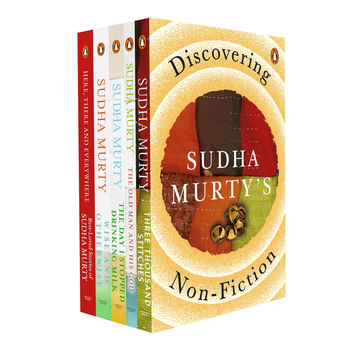 Discovering Sudha Murty’s Non-Fiction: Here, There and Everywhere, Three Thousand Stitches, Wise and Otherwise, The Day I Stopped Drinking Milk, The Old Man and His God - Retail Maharaj